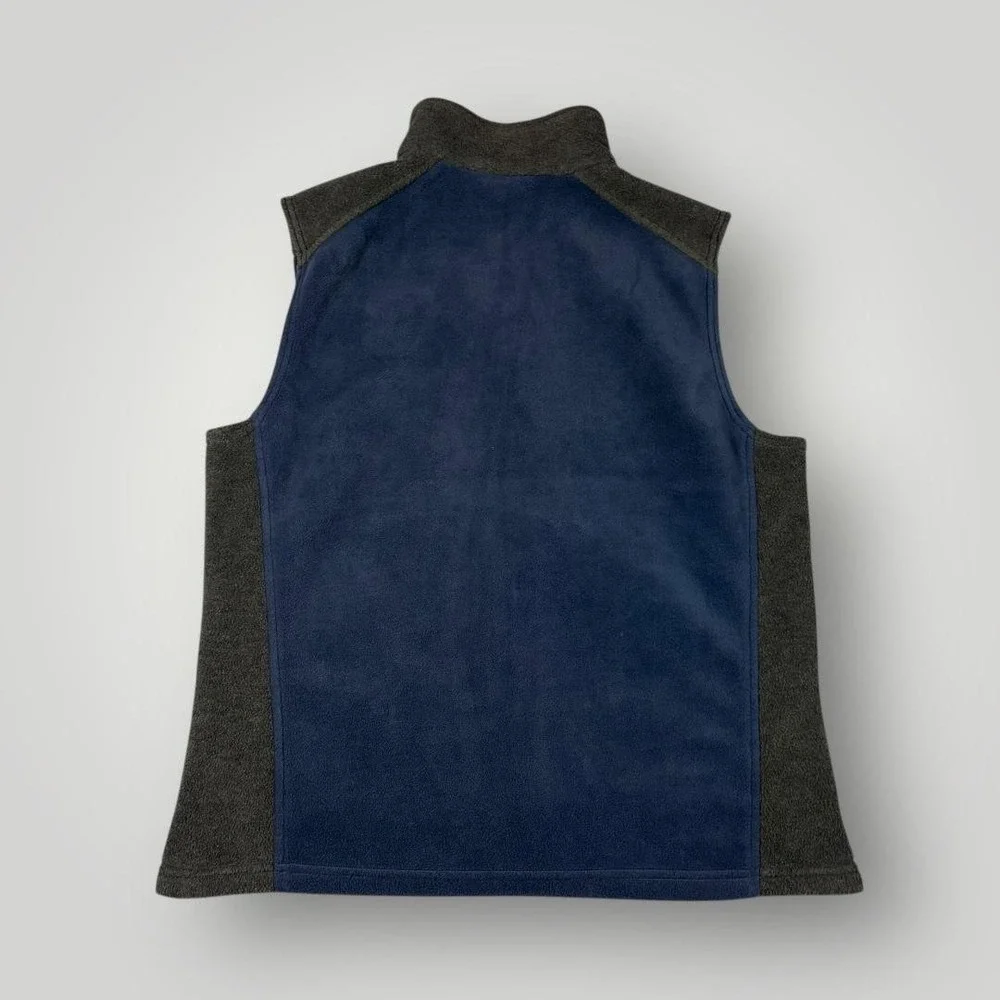 Old Dominion Monarchs‎ Fleece Jacket Vest Mens Medium Blue NCAA Columbia College